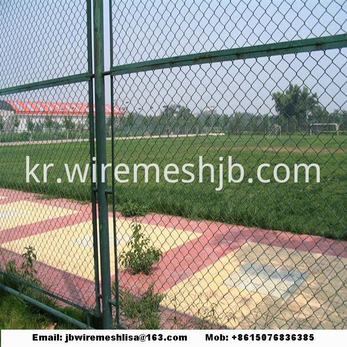 PVC Coated And Galvanized Chain Link Fence
